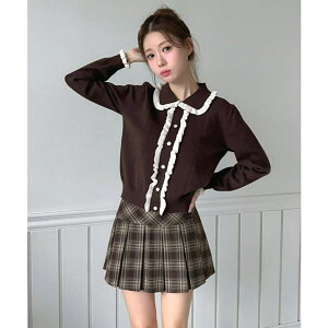�y10��OFF�N�[�|���I5/16(�y)1:59�܂Łzby muni:r �y���p���悠��E3�F�E2�T�C�Y�W�J�z�N���V�b�N�`�F�b�N�v���[�c�~�j�X�J�[�g/2026 SS COLLECTION �X�J�[�g