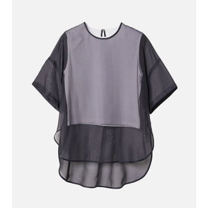 �y10��OFF�N�[�|���I4/10(��)1:59�܂ŁzLE CIEL BLEU outlet Organza Bi-Color �g�b�v�X