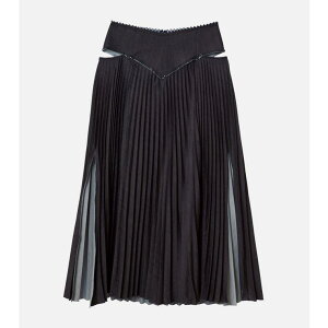 �y10��OFF�N�[�|���I4/10(��)1:59�܂ŁzLE CIEL BLEU outlet Pinkingcut Pleat �X�J�[�g