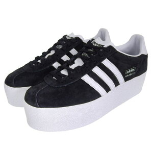 �y10��OFF�N�[�|���I4/10(��)1:59�܂ŁzRiverall adidas Originals �A�f�B�_�X�I���W�i���X �X�j�[�J�[ �V���[�Y �C ���f�B�[�X ���� 23-25cm ���U�[ BLACK �K�[�� �A�b�v Gazelle Up IH12