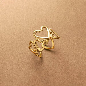 �y10��OFF�N�[�|���I1/16(��)1:59�܂ŁzCREAM-DOT �X�e�����X�� �����O �w�� �����A�����M�[ 316L �����ςȂ� �T�[�W�J���X�e�����X ���f�B�[�X �I�[�v�������O �n�[�g ������ �T�C�Y���� ��l �S