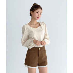 �y10��OFF�N�[�|���I5/16(�y)1:59�܂Łzby muni:r �o�b�N���{���X�g���b�v �u���E�X/2026 SS COLLECTION �g�b�v�X