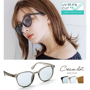 CREAM-DOT TOX fB[X UVJbg uv400 OJbgY J[Y CgJ[ t[ {Xg ubN X[N O[ t l ɒBKl JWA  