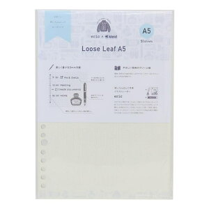 cinemacollection eric x kleid ���[�Y���[�t loose leaf A5 Cream �V���{�J�����_�[ ������ꕶ�� 2mm���� �O�b�Y ���[��