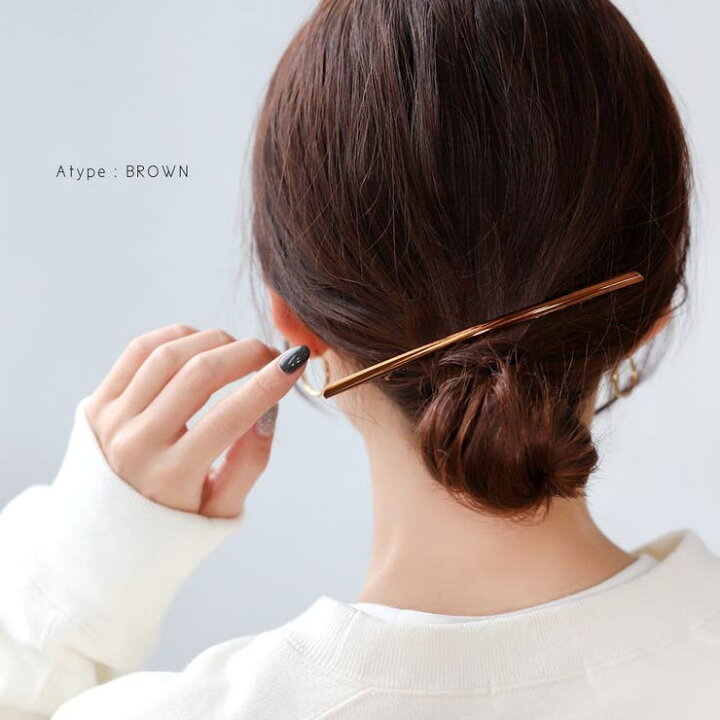 楽天市場】【4/5限定 20%OFFクーポン】バレッタ シンプル ヘアクリップ 