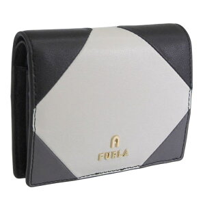 �y10��OFF�N�[�|���I4/10(��)1:59�܂ŁzRiverall FURLA �t���� ���z ���f�B�[�X ��܂���z �A�E�g���b�g ���U�[ �u���b�N�}���` �J�����A CAMELIA S COMPACT WALLET BIFOLD COIN WP003