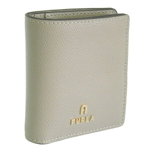 Riverall FURLA �t���� ���z ���f�B�[�X ��܂���z �A�E�g���b�g ���U�[ �O���[ �J�����A CAMELIA S COMPACT WALLET BIFOLD WP00308ARE000MY700 FURLA ���z