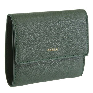Riverall FURLA �t���� ���z ���f�B�[�X ��܂���z �A�E�g���b�g ���U�[ �O���[�� �S�b�`�� GOCCIA M COMPACT WALLET TRIFOLD WP00469BX3036