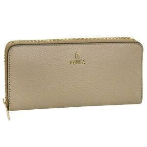 Riverall FURLA �t���� ���z ���f�B�[�X �����z �A�E�g���b�g ���U�[ �O���[�W�� �J�����A CAMELIA XL ZIP AROUND SLIM WALLET WP00313HSF0001257S FURLA ���z