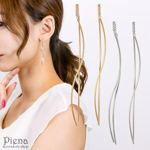 アクセサリーショップPIENA ピアス レディース サージカルステンレス製 金属アレルギー対応 メタル アメリカンピアス アメピ お呼ばれアクセ シンプルデイリーアクセ デイリージュエリー ク