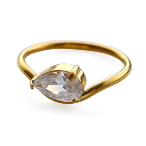 Jewel vox �w�� �����O ���f�B�[�X �T�[�W�J���X�e�����X �E�F�[�u �L���[�r�b�N�W���R�j�A �ꗱ ��Ԃ� �����ςȂ� �V���v�� 12�� 14�� 17�� �d�˕t�� �����A�����M�[ �S�[���h �J�W���A�� �I