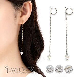 Jewel vox �s�A�X �C�������O �����A�����M�[ �m���z�[���s�A�X �X�����t�X�L�[�E�N���X�^�� 18K�R�[�e�B���O ���f�B�[�X �����A�����M�[ �h��� �`�F�[�� �ؚ� �S�[���h �V���o�[ �ꗱ �j�b�P