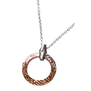 �y10��OFF�N�[�|���I1/16(��)1:59�܂Łz�A�N�Z�T���[�V���b�vPIENA �V�R�_�C�������h�𖄂ߍ��� �A���x�X�N���x�r�[�����O �l�b�N���X �S�[���h�V�R�_�C�� 316L�T�[�W�J���X�e�����X�g�p �M�t