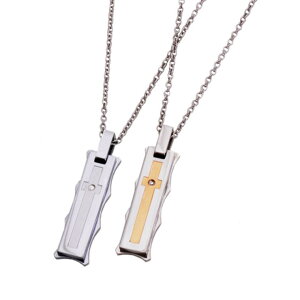 �y10��OFF�N�[�|���I1/16(��)1:59�܂Łz�A�N�Z�T���[�V���b�vPIENA �V�R�_�C�������h �T�[�W�J���X�e�����X316L�� 2�i�v���[�g�y���_���g�l�b�N���X �y�A�ɂ� �A�N�Z�T���[