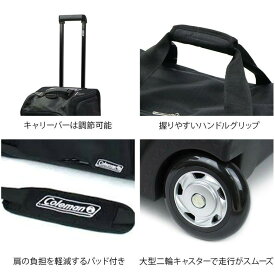 【エントリーでP10倍！9日(金)1:59まで】Tasche Jack 【Coleman】 14-11 ボストンキャリー 70L キャリーバッグ 5?6泊 大容量 スポーツ アウトドア 旅行 かばん カバン 鞄 ユニセックス ギフト ブラック バッグ