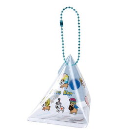 【10％OFFクーポン！6/11(木)1:59まで】cinemacollection アフロ犬 ミニポーチ 三角テトラ型ミニポーチ サンエックス エムプラン 小物入れ かわいい キャラクター グッズ バッグ・鞄