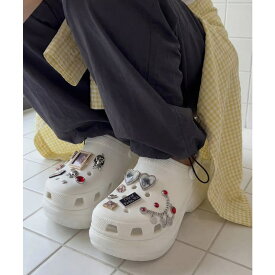 【10％OFFクーポン！4/17(金)9:59まで】SETUP7【WOMEN】 【Crocs】厚底 クロックス classic bae clog クラシック ベイ クロッグ サンダル ボリュームソール シューズ・靴