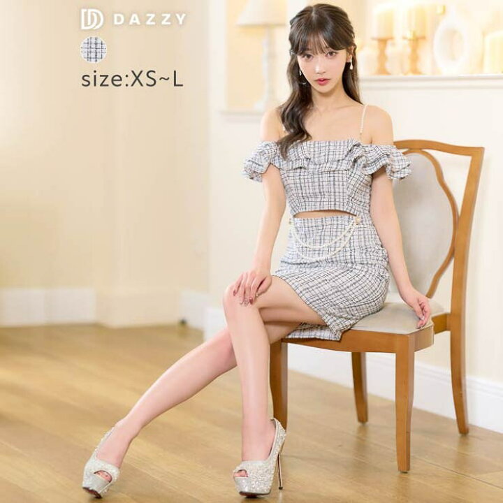 楽天市場】Dazzy デイジーストア キャバドレス パールチェーン 