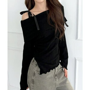 �y10��OFF�N�[�|���I5/16(�y)1:59�܂Łzby muni:r ���{���X�g���b�v �I�t�V�����_�[�j�b�g/2026 SS COLLECTION �g�b�v�X