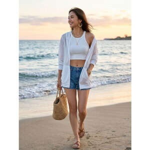 SJ ONLINE STORE �y2026�t�ĐV��z �p�[�J�[ ���f�B�[�X �t�� ���� �V�A�[ ���b�V�� �W�b�v�A�b�v ���� ������ ���C�g�A�E�^�[ ���b�V���K�[�h ���� �H�D�� UV�΍� ���O���΍�