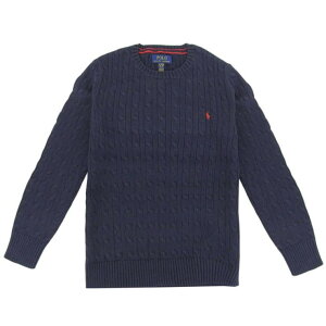 Riverall RALPH LAUREN �����t���[���� �j�b�g �Z�[�^�[ ���� US�{�[�C�Y �����Y ���f�B�[�X M(10-12) �R�b�g�� �l�C�r�[ C CORE 323702674060MNV RALPH LAUREN �g�b�v�X