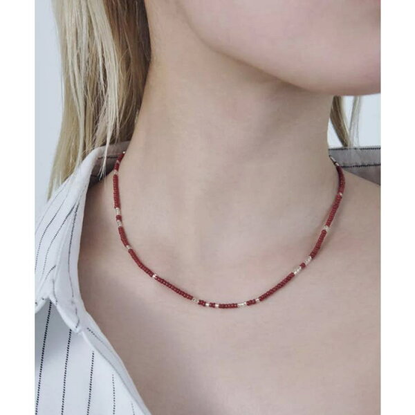 【10％OFFクーポン！9/11(金)1:59まで】SETUP7【WOMEN】 【GOLDY】NECKLACE ビーズネックレス 3260311 アクセサリー