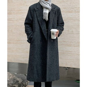 aimoha men aimoha MENS/LONG CHESTERFIELD COAT �����O�`�F�X�^�[�R�[�g�yAW�z �A�E�^�[(�R�[�g�E�W���P�b�g�Ȃ�)