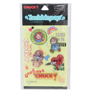 cinemacollection CHUCKY �`���b�L�[ �X�e�b�J�[ �o�u���|�b�v bubble pop �O���}���f�B�[�Y �f�R�V�[�� �X�}�z�f�R �f��L�����N�^�[ �O�b�Y ���[��