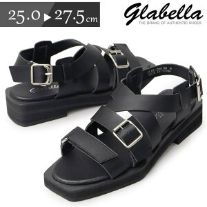�y10��OFF�N�[�|���I1/16(��)1:59�܂ŁzBACKYARD FAMILY glabella SQOUARE TOE STRAP SANDALS �V���[�Y�E�C