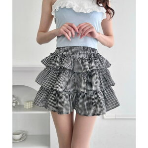 �y10��OFF�N�[�|���I5/16(�y)1:59�܂ŁzOutfitter lab �y�`�F�b�N�����n�z�e�B�A�[�h�t�����~�j�X�J�[�g �X�J�[�g