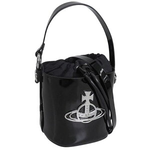 Riverall VIVIENNE WESTWOOD ���B���B�A���E�G�X�g�E�b�h �o�b�O ���f�B�[�X 2WAY �V�����_�[�o�b�O �p�e���g �u���b�N DAISY SMALL DRAWSTRING BUCKET 43020023L001ON403 VIVI