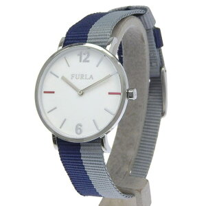 �y10��OFF�N�[�|���I7/2(��)9:59�܂ŁzRiverall FURLA �t���� �r���v ���f�B�[�X SS×�i�C���� �u���[×�O���[ GIADA 33mm 2H WHITE DIAL R4251108535 FURLA �A�N�Z�T���[
