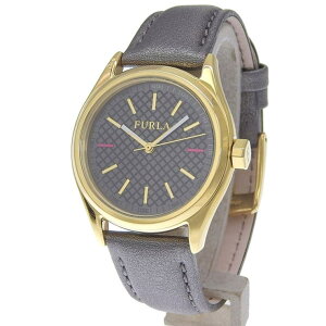 Riverall FURLA �t���� �r���v ���f�B�[�X SS×���U�[ �u���b�N EVA 35mm 3H BLACK DIAL METALLIC R4251101501 FURLA �A�N�Z�T���[