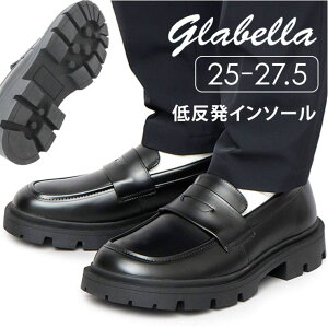 �y10��OFF�N�[�|���I5/27(��)1:59�܂ŁzBACKYARD FAMILY glabella PLATFORM WIDE COIN LOAFERS �V���[�Y�E�C