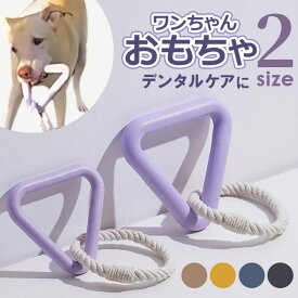 BACKYARD FAMILY 犬 おもちゃ 頑丈 ロープ 三角形 ファッション雑貨