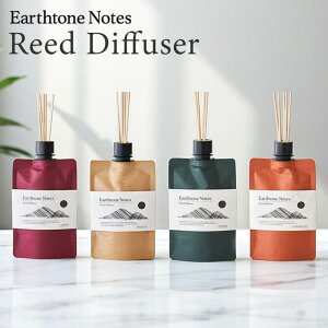 BACKYARD FAMILY Earthtone Notes Reed Diffuser �t���O�����X