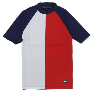 �y10��OFF�N�[�|���I7/2(��)9:59�܂ŁzRiverall TOMMY HILFIGER �g�~�[�q���t�B�K�[ ���� �����Y T�V���c L �l�C�r�[�}���` RASHGUARD SS UM0UM01153416L TOMMY HILFIGER �g�b�v