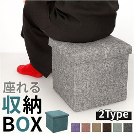 BACKYARD FAMILY イスにもなる収納ボックス 30×30×30cm 折りたたみ mmsbox124g 収納・家具