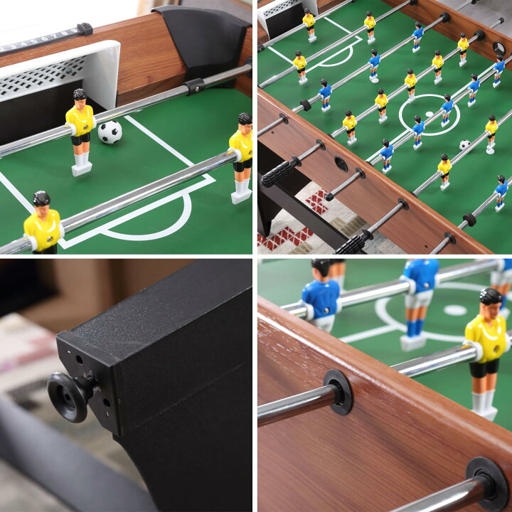 楽天市場】テーブルサッカーゲーム 公式トーナメントサイズ 8 列 得点 
