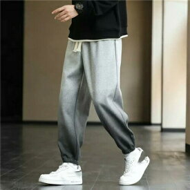 スウェットパンツ メンズ 作業用パンツ メンズ チノパン パンツ 大きいサイズ テーパードパンツ 夏 秋 服 涼しい ゆったり ボトムス ズボン メンズファッション カラーパンツ 送料無料 リラックス M L LL 3L 4L 5L 黒 ブラック 灰色 グレー 緑 グリーン