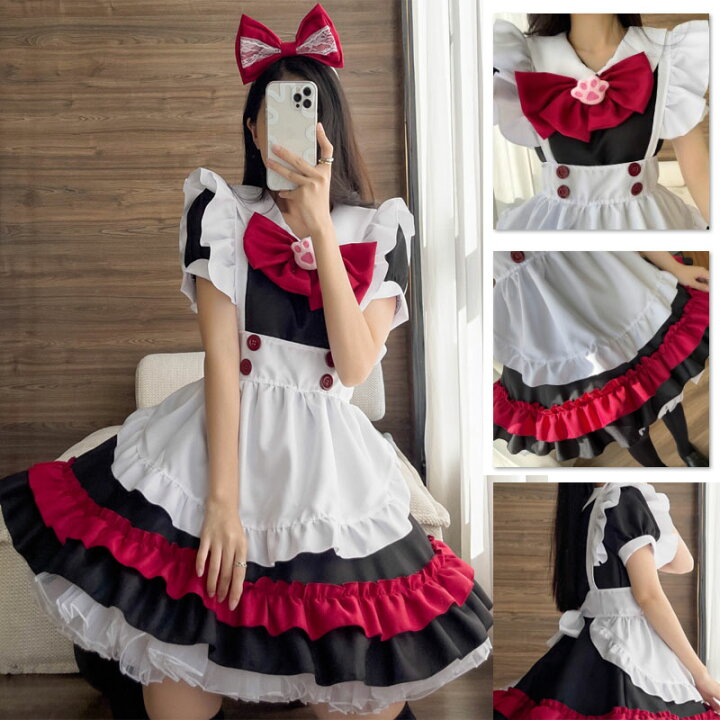 楽天市場】パニエ ソックス 豪華セット かわいい メイド 服 ロリータ 