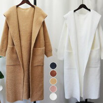楽天市場】ファーポケット ロングカーデの通販