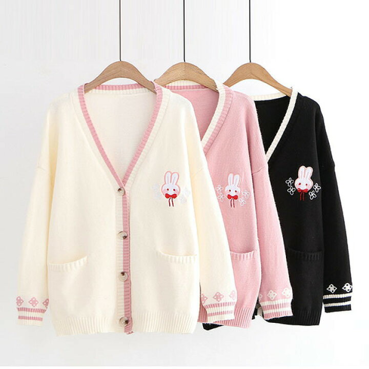 楽天市場】Vネックカーディガン ニットカーディガン レディース 春 秋  