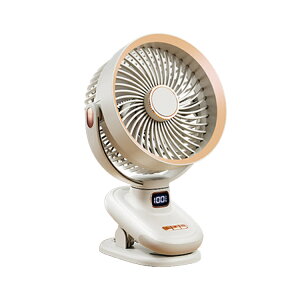「クーポンで300円OFF」自動首振り 扇風機 クリップ 卓上/クリップ/壁掛け 小型 充電式 5段風量 残量目安表示 大容量 低騒音 パワフル送風 風量5段階 持ち運び便利 コードレス オフィス キッチ