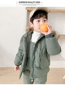 ダウンジャケット ダウンコート スキーウェア スノーボードウェア キッズ 子供 上下セット サロペット パンツ 可愛い フード付き 子供服 アウター 雪遊び つなぎ 秋冬 防風 防寒着 防風 軽量
