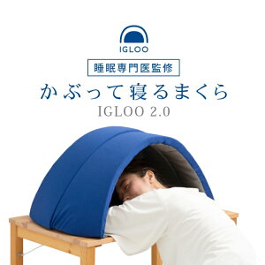 プロイデア かぶって寝るまくら IGLOO(A) イグルー 2.0 (PROIDEA 枕 快眠 遮光 吸音 遮音 睡眠 リニューアル)【快眠ドーム 遮光 吸音 遮音 睡眠 安眠 不眠 ドーム 安眠グッズ】