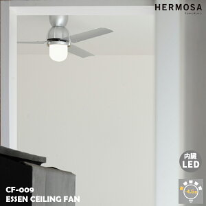 ESSEN CEILING FAN GbZ V[Ot@ nT HERMOSA V[Ot@Cg R Ɩt CF-009 IV  C_XgA LED C rO   V[