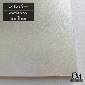 オリオン マットボード シルバー HA-2 2切判 2枚入り 厚さ1mm 788mm×545mm マット台紙 額縁 額装 ディスプレイ 厚紙 カラー台紙