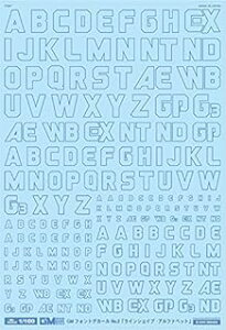 MYK DESIGN/�A�V�^�̃f�J�[�� GM�t�H���g02��� �C���V�F�C�v �E�A���t�@�x�b�g��N�[���u���[ GM-175