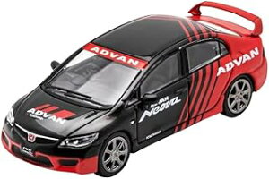 �z�r�[�W���p�� �|�X�g�z�r�[ 1/64 Honda CIVIC Type-R FD2 ADVAN LL-021-91